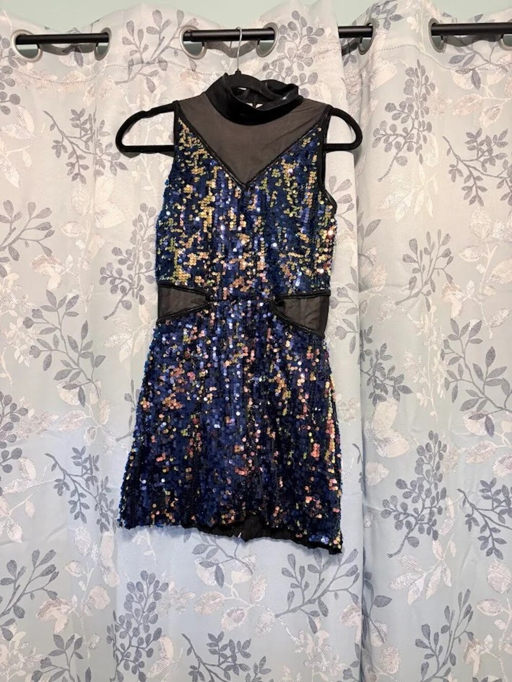 Dance Costume - Adult Medium - Multi Coloured Sequin Dress
